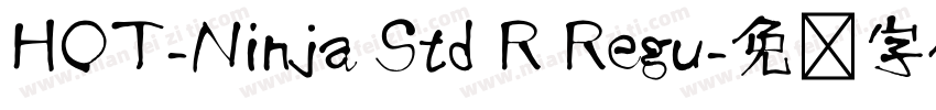 HOT-Ninja Std R Regu字体转换
